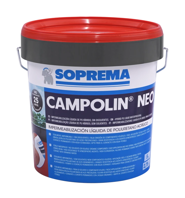 CAMPOLIN NEO ROJO -20 KG MEMBRANA LIQUIDA POLIURETANO