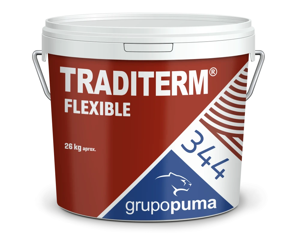 344 MORTERO TRADITERM FLEXIBLE 26 KG GRIS SATE